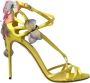 Dolce & Gabbana Gele Butterfly Applique Sandalen Yellow Dames - Thumbnail 2