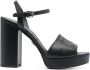 Dolce & Gabbana Plateau Sandalen met Verstelbare Enkelband Black Dames - Thumbnail 1