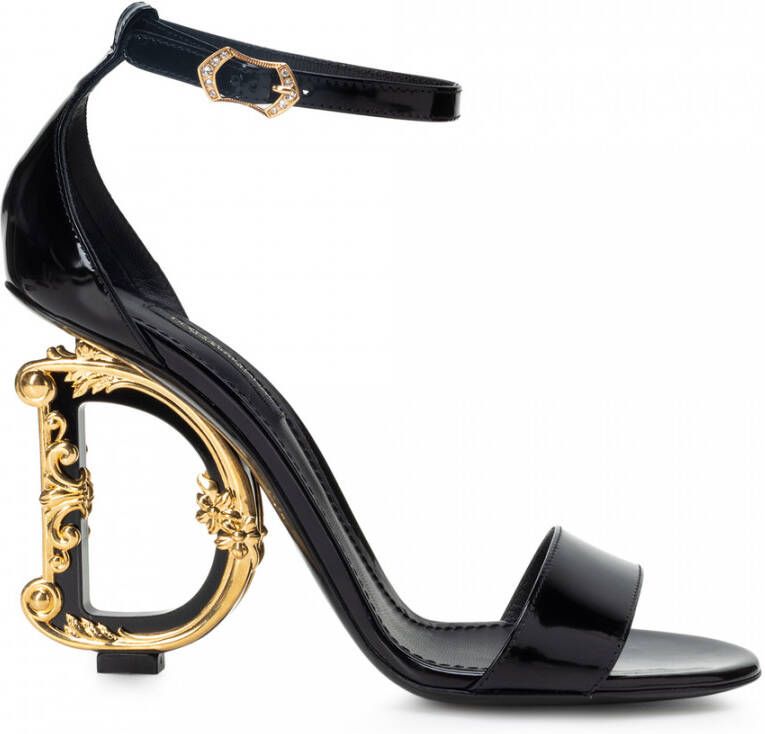 Dolce & Gabbana Barok Hakken Sandalen Black Dames