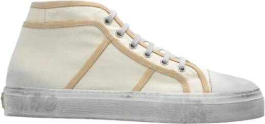 Dolce & Gabbana Vintage Mid Top Sneakers Beige Avorio Beige Heren