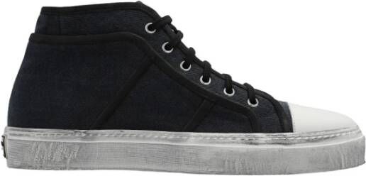 Dolce & Gabbana Vintage Mid Top Sneakers Blue Heren