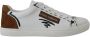 Dolce & Gabbana Black White Sorrento Sport Stretch Sneakers Zwart - Thumbnail 12