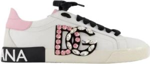 Dolce & Gabbana Italiaanse leren sneakers Nieuw met labels Wit Dames