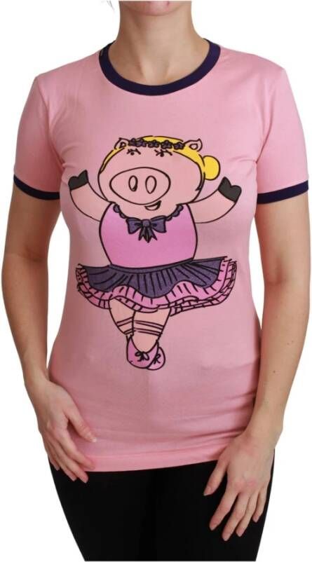 Dolce & Gabbana Jaar van het Varken Ballerina T-shirt
