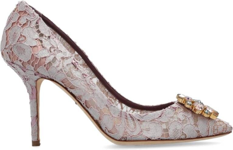 Dolce & Gabbana Kant stiletto pumps Pink Dames