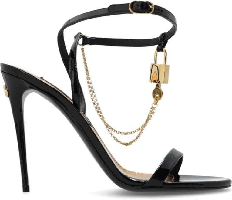 Dolce & Gabbana Keira sandalen met hak Black Dames