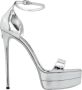 Dolce & Gabbana Keira sandalen met hak Grijs Dames - Thumbnail 1