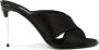 Dolce & Gabbana Zwarte Satijnen Sandalen Elegant Ontwerp Black Dames - Thumbnail 4