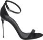 Dolce & Gabbana Keira Satijnen Sandalen Black Dames - Thumbnail 1
