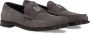 Dolce & Gabbana Klassieke Leren Moccasin Schoenen Gray Heren - Thumbnail 14