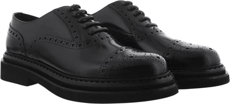 Dolce & Gabbana Veterschoenen in Oxford-stijl van leer Black Heren