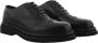 Dolce & Gabbana Geborsteld Leren Oxford Veterschoenen met Brogue Details Black Heren - Thumbnail 3