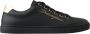 Dolce & Gabbana Klassieke Zwarte Gouden Leren Sneakers Schoenen Black Dames - Thumbnail 10