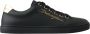 Dolce & Gabbana Klassieke Zwarte Gouden Leren Sneakers Schoenen Black Dames - Thumbnail 2