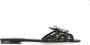 Dolce & Gabbana Kristal Kant Sandalen met Broche - Thumbnail 1