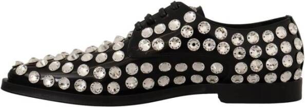 Dolce & Gabbana Verfraaide Lederen Veterschoenen Met Veters - Foto 2