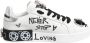 Dolce & Gabbana Kristal Portofino Sneakers Wit Leer - Thumbnail 1