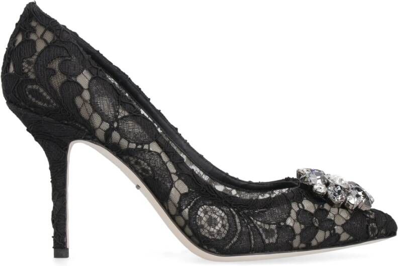 Dolce & Gabbana Pumps in Taormina Lace with Crystals Blauw Dames - Foto 2