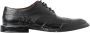 Dolce & Gabbana Zwarte Leren Oxford Wingtip Formele Derby Schoenen Black Heren - Thumbnail 1