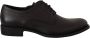 Dolce & Gabbana Zwarte Leren Derby Schoenen Gemaakt in Italië Black Heren - Thumbnail 40