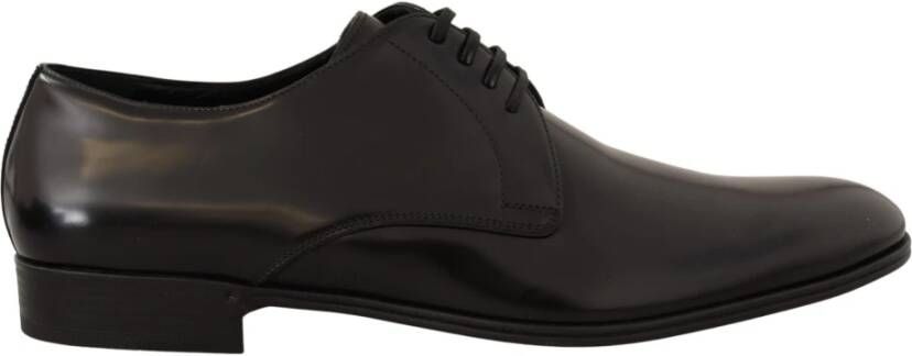 Dolce & Gabbana Bruine Leren Veterschoenen voor Heren Brown Heren