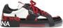 Dolce & Gabbana Lage Portofino Leren Sneakers Multicolor Heren - Thumbnail 1