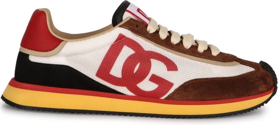 Dolce & Gabbana Lage sneakers met leren details
