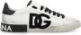 Dolce & Gabbana Lage Top Wit Zwart Sneakers Ss24 White Heren - Thumbnail 1