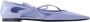 Dolce & Gabbana Blauwe Kalfsleren Slip-On Ballerina's Blue Dames - Thumbnail 8