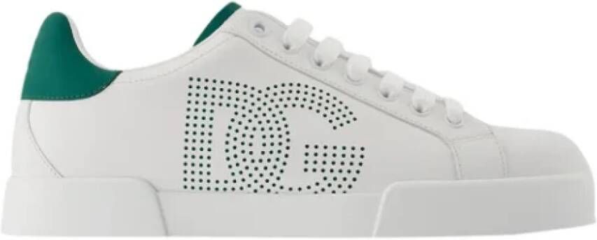 Dolce & Gabbana Leather sneakers White Dames