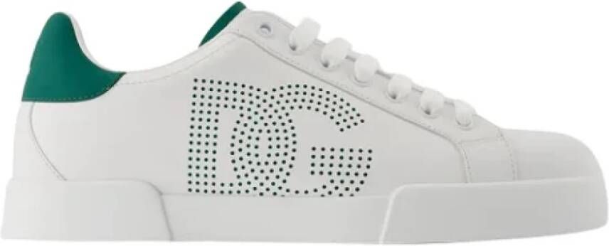 Dolce & Gabbana Leather sneakers White Dames