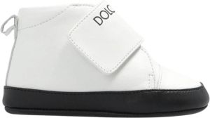Dolce & Gabbana Lederen sneakers met logo Wit Unisex