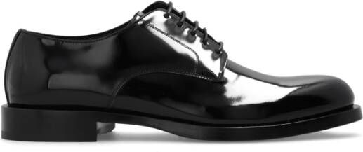 Dolce & Gabbana Leren Derby schoenen Black Heren