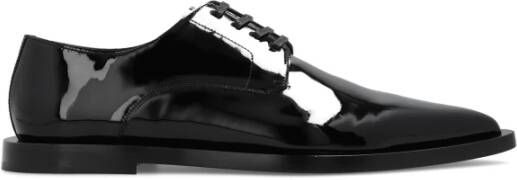 Dolce & Gabbana Leren derby schoenen Black Heren