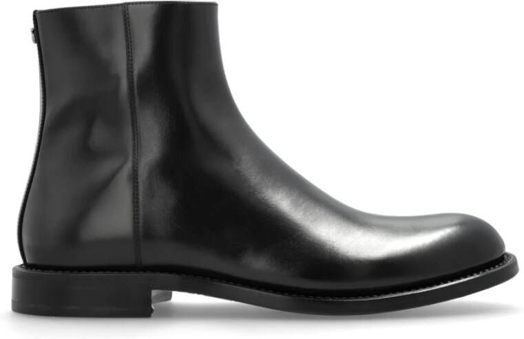 Dolce & Gabbana Leren enkellaarzen