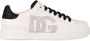 Dolce & Gabbana Witte Leren Sneakers met Geperforeerd Logo White Heren - Thumbnail 11