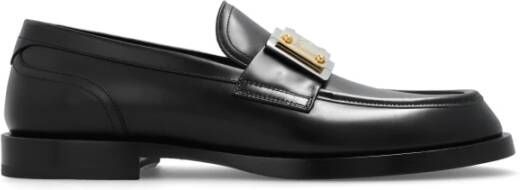 Dolce & Gabbana Leren loafers Black Heren