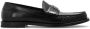 Dolce & Gabbana Zwarte Loafer Schoenen met Zilveren DG Logo Black Heren - Thumbnail 1