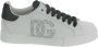 Dolce & Gabbana Witte Leren Sneakers met Logo Detail White Dames - Thumbnail 11