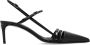 Dolce & Gabbana Zwarte Hak Slingback Stiletto Sandalen Black Dames - Thumbnail 1