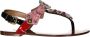 Dolce & Gabbana Leren Sandalen Kristalversiering Vrouwen Multicolor Dames - Thumbnail 3