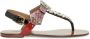 Dolce & Gabbana Leren Sandalen Kristalversiering Vrouwen Multicolor Dames - Thumbnail 1