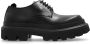 Dolce & Gabbana Zwarte platte schoenen voor heren Mocassino Derby stijl Black Heren - Thumbnail 1