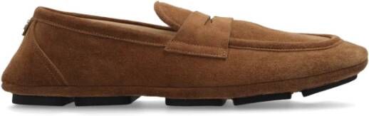 Dolce & Gabbana Leren schoenen Brown Heren