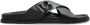 Dolce & Gabbana Leren slippers met logo-vormige applicatie - Thumbnail 1