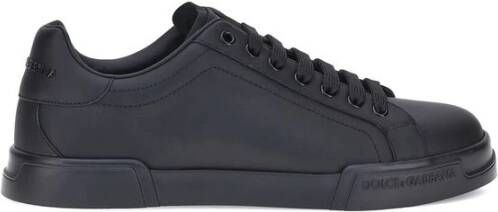 Dolce & Gabbana Leren Sneakers met Logo Hiel