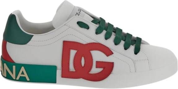 Dolce & Gabbana Leren Sneakers voor Heren Multicolor Heren