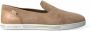 Dolce & Gabbana Luxe Beige Leren Loafers Beige Heren - Thumbnail 1