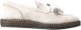 Dolce & Gabbana Prachtige Ivoorkleurige Suede Leren Espadrilleschoenen - Thumbnail 11