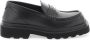 Dolce & Gabbana Zwarte platte schoenen met logo plaat Black Dames - Thumbnail 5